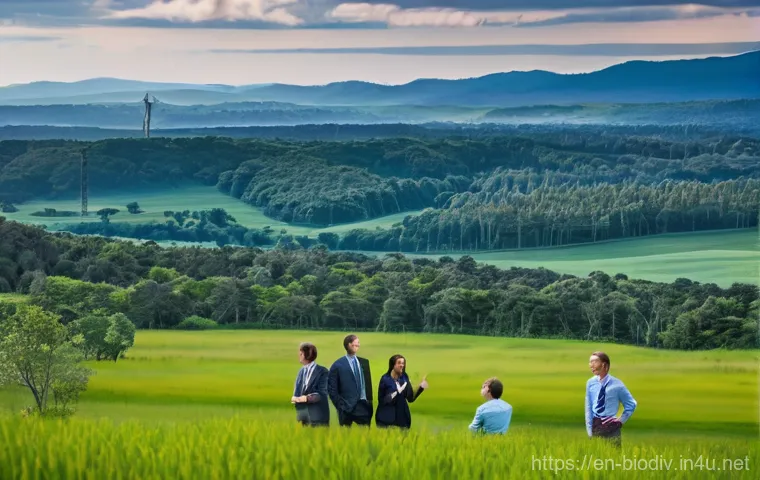 생물다양성 보전 전문가 연봉 상승 - **Prompt:** A dedicated female conservation scientist in her late 20s to early 30s, wearing practica...