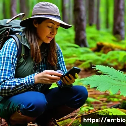 Home 11 생물다양성 보전 전문가 직무 계획 - **Prompt: Wildlife Biologist in Temperate Forest**
"A dedicated female wildlife biologist, in he...